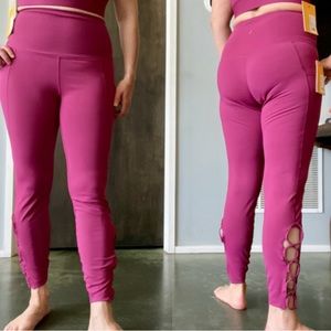 Magenta leggings sz M